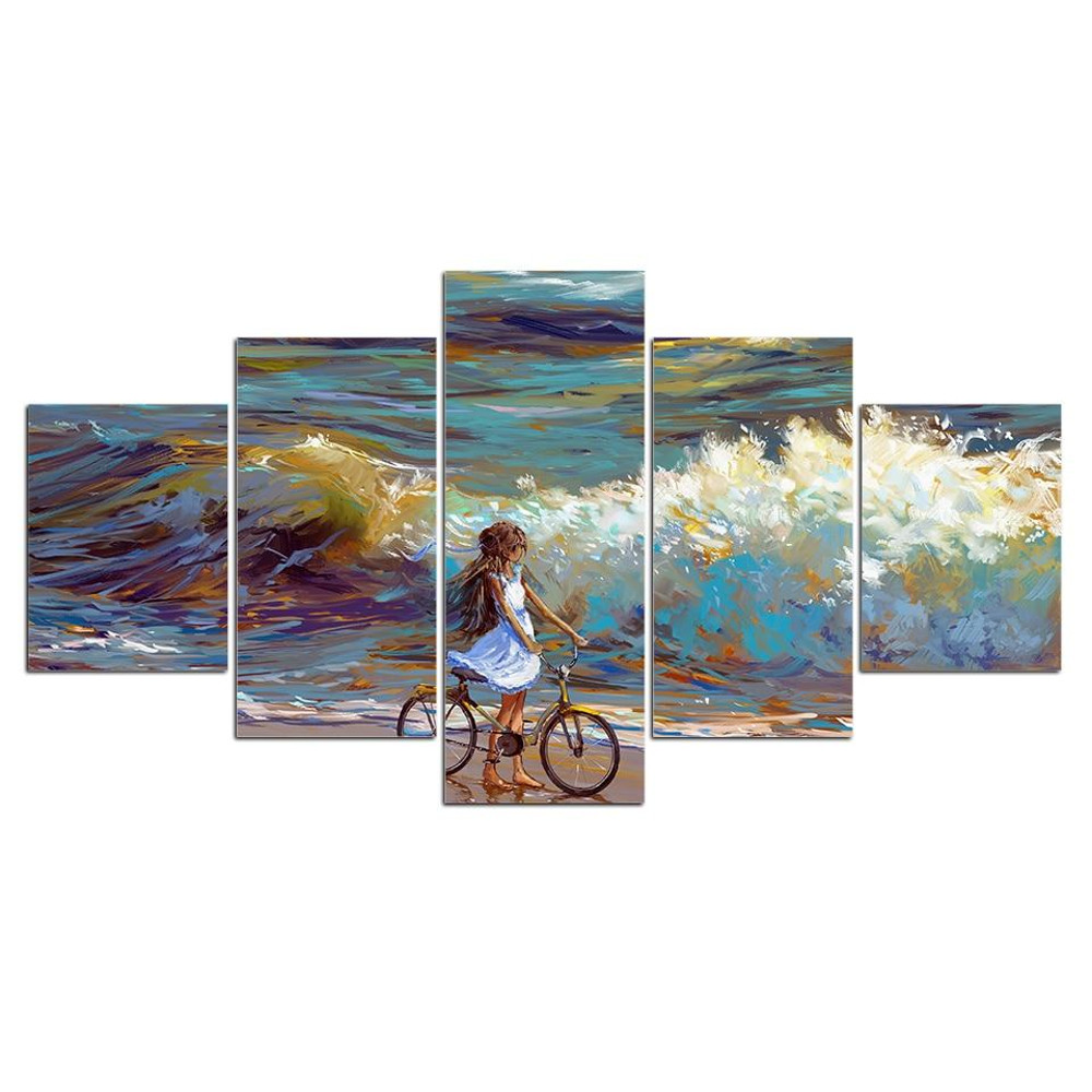 Sea Water Bicycle Sky Abstract.jpg