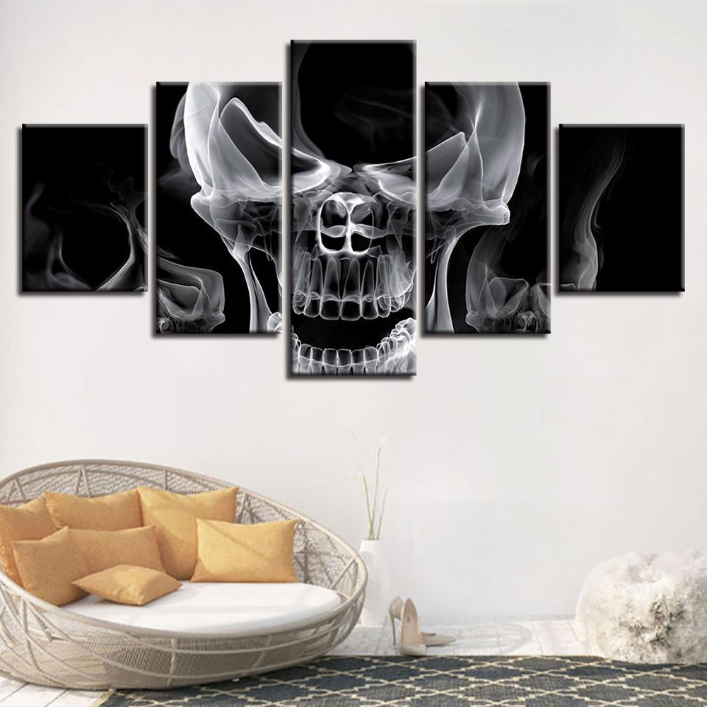 Skull Black White Abstract.jpg