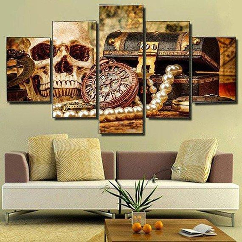 Skull Pirate Treasure Abstract.jpg