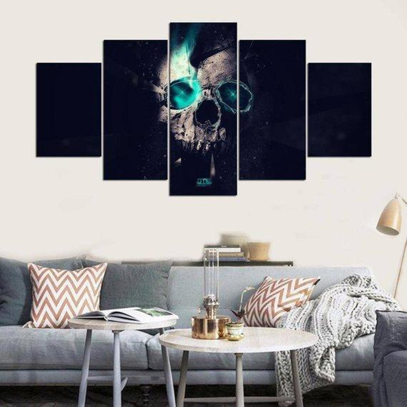 Skull With Blue Glasses Abstract.jpg