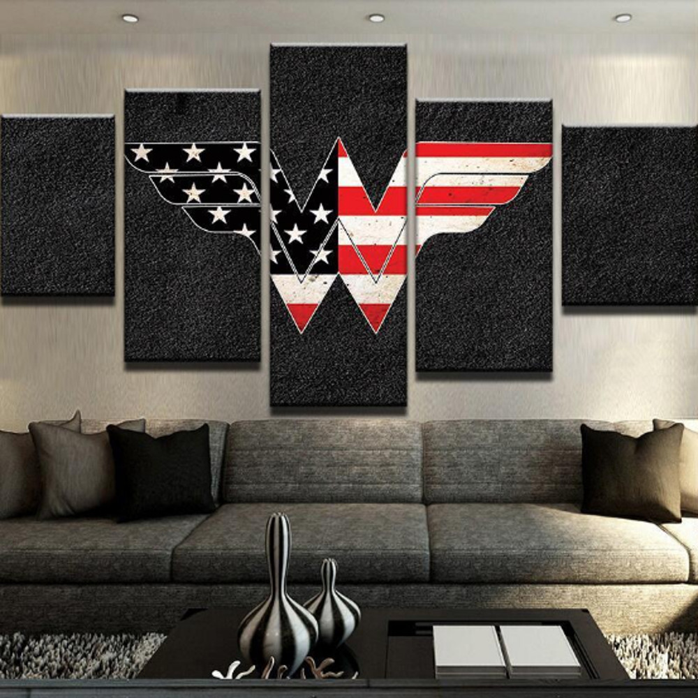 Us Flag Wonder Woman Abstract.png