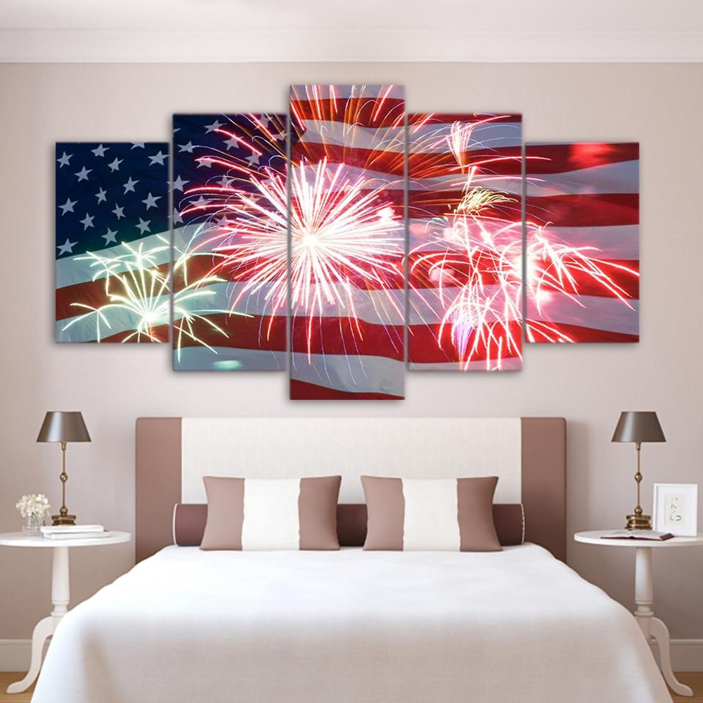 Usa Flag And Fireworks Abstract.jpg