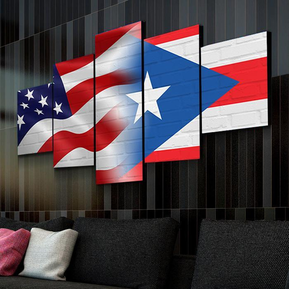 Usa Puerto Rico Flag Abstract.jpg