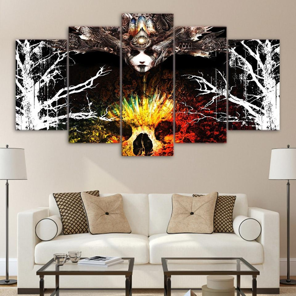 Woman Sugar Skull Abstract.jpg