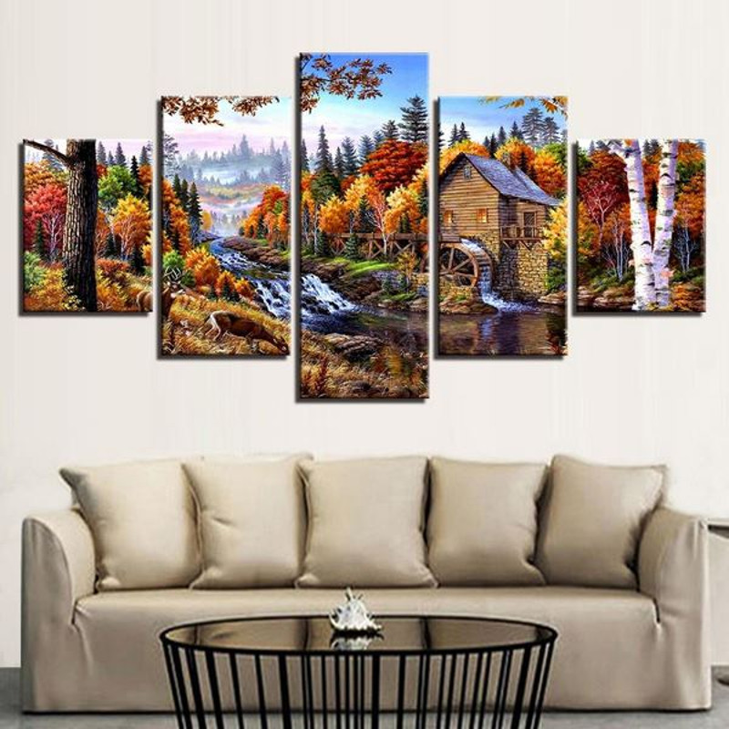 Wooden House Forest River Nature.jpg
