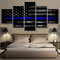 American Flag Police Thin Blue Line Abstract Art.jpg