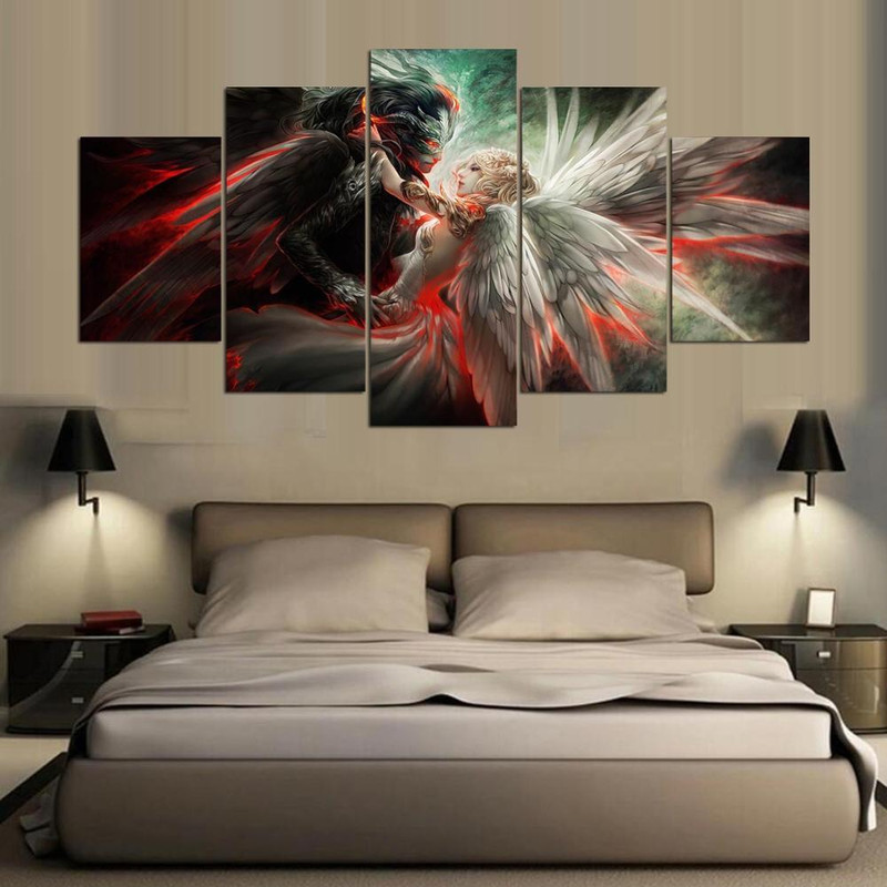 Angel And Demon Love Abstract Art.jpg