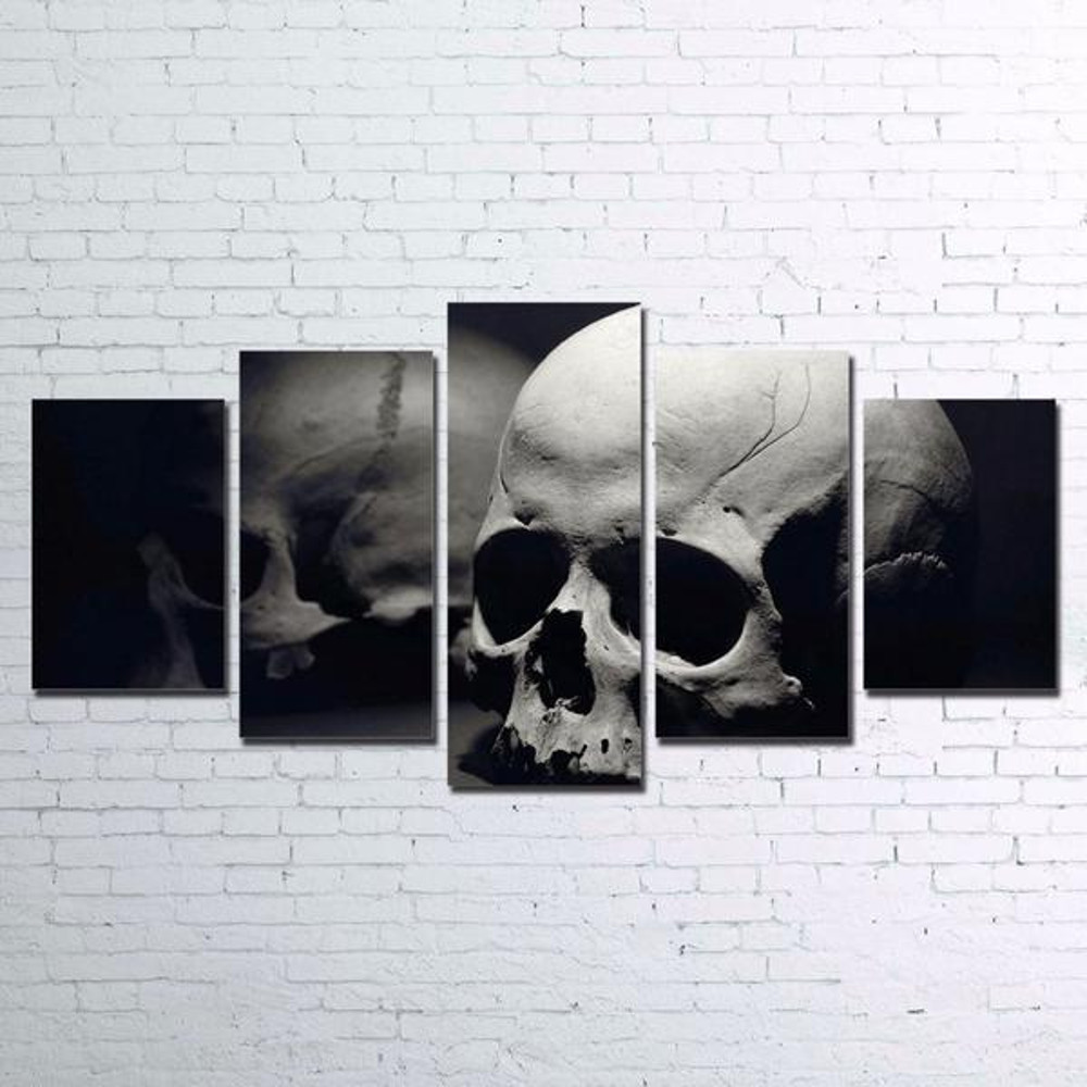 Black And White Skull Abstract Art.jpg