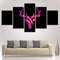 Black Background Purple Antlers Abstract Art.jpg