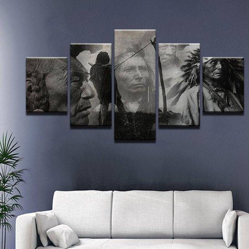 Black White Native Americans Abstract Art.jpg