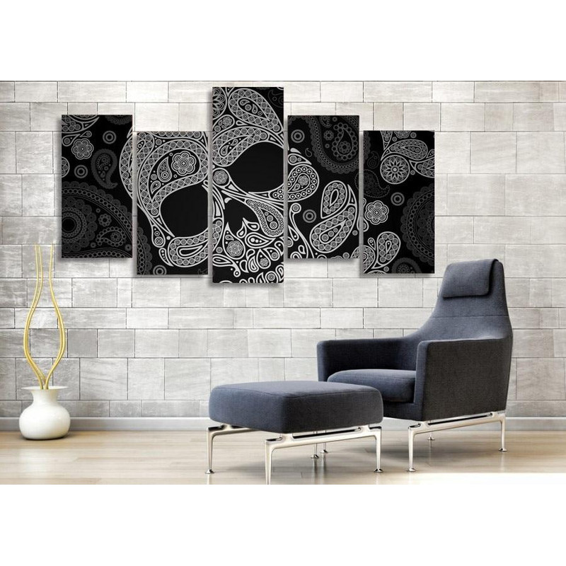 Black White Skull Skeleton Abstract Art.jpg