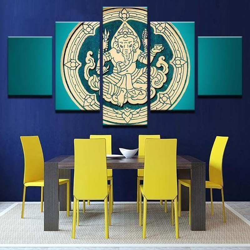 Blue Lord Ganesha Religion Art.jpg