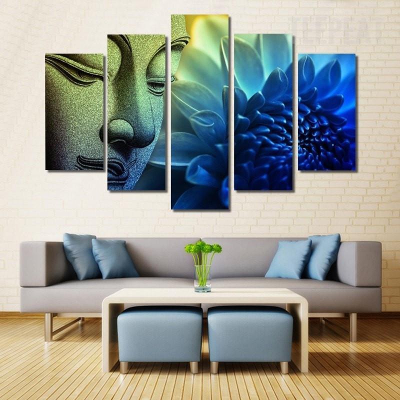 Buddha Flower Cuadros Religion Art.jpg