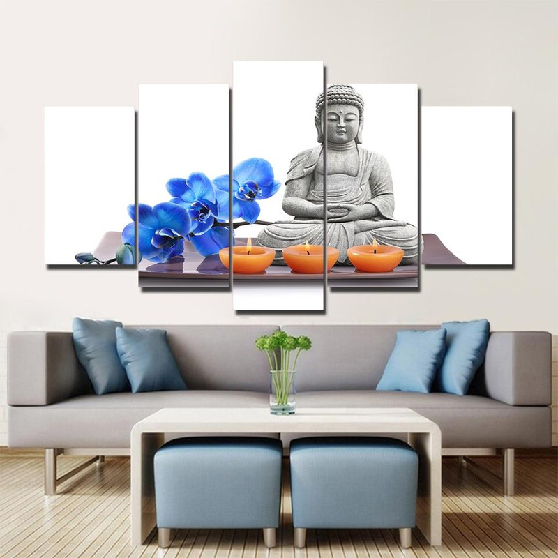 Buddha Flowers 01 Religion Art.jpg
