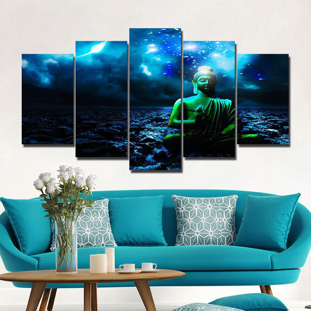 Buddha Under The Stars Religion Art.jpg