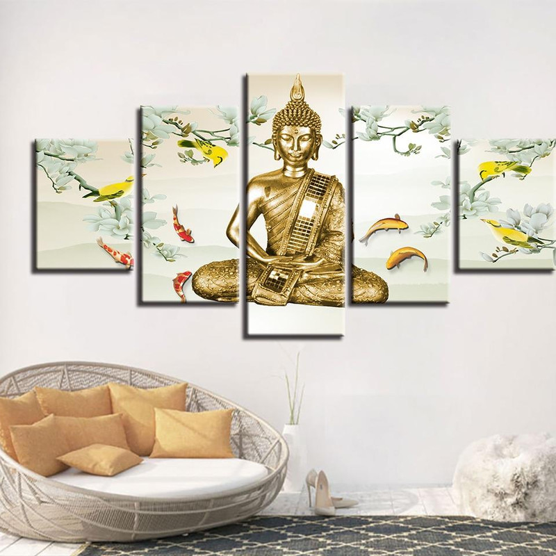 Buddhas Meditation And Carp Religion Art.jpg