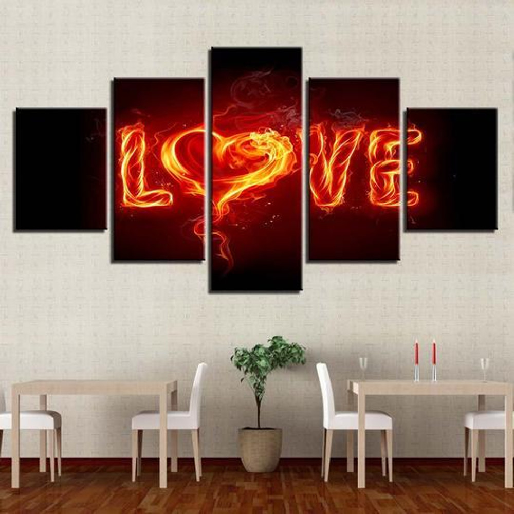Burning Love Flames On Fire Abstract Art.jpg