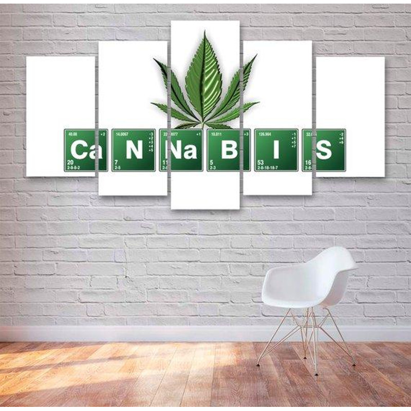 Cannabis Leaf Periodic Table Abstract Art.jpg