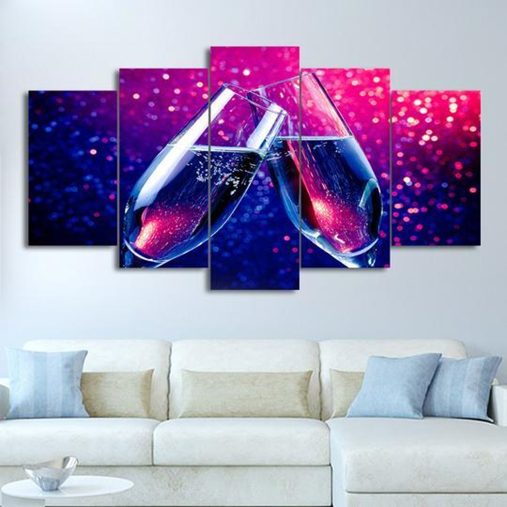 Champagne Toast Celebration Abstract Art.jpg
