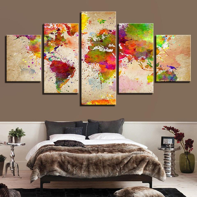 Color World Map Retro Watercolor World Map Art.jpg