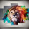 Colorful Lion Abstract Animal Art.jpg