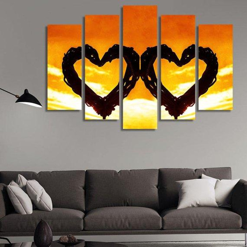Couple Of Hearts Abstract Art.jpg
