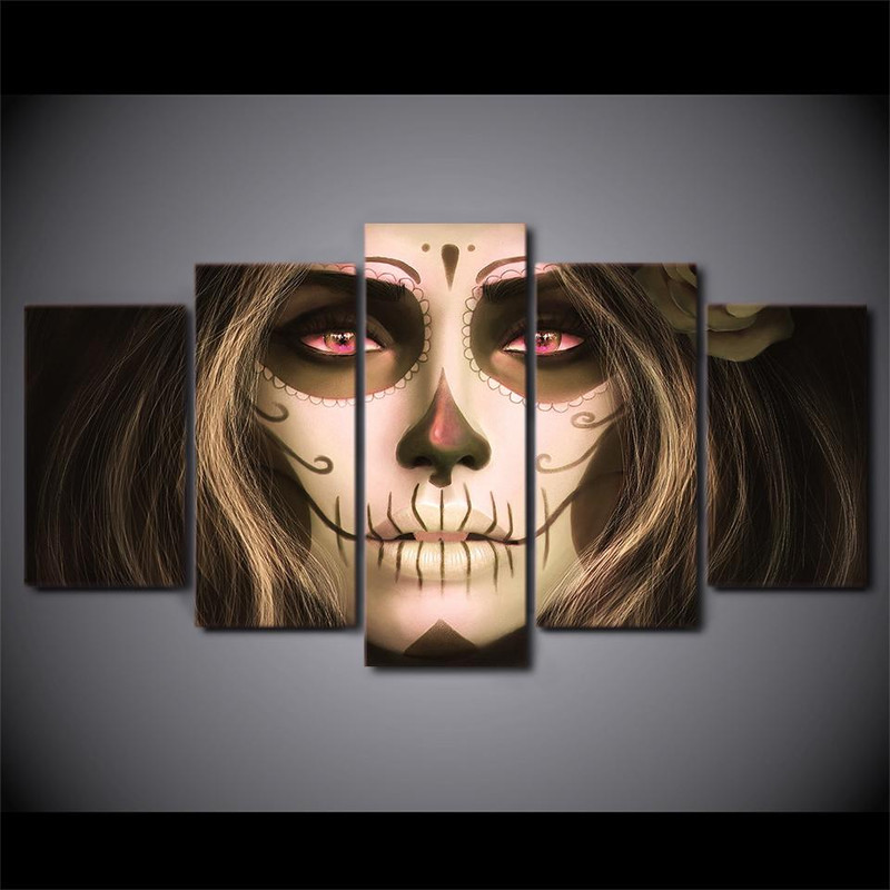 Day Of The Dead Face 04 Abstract Art.jpg