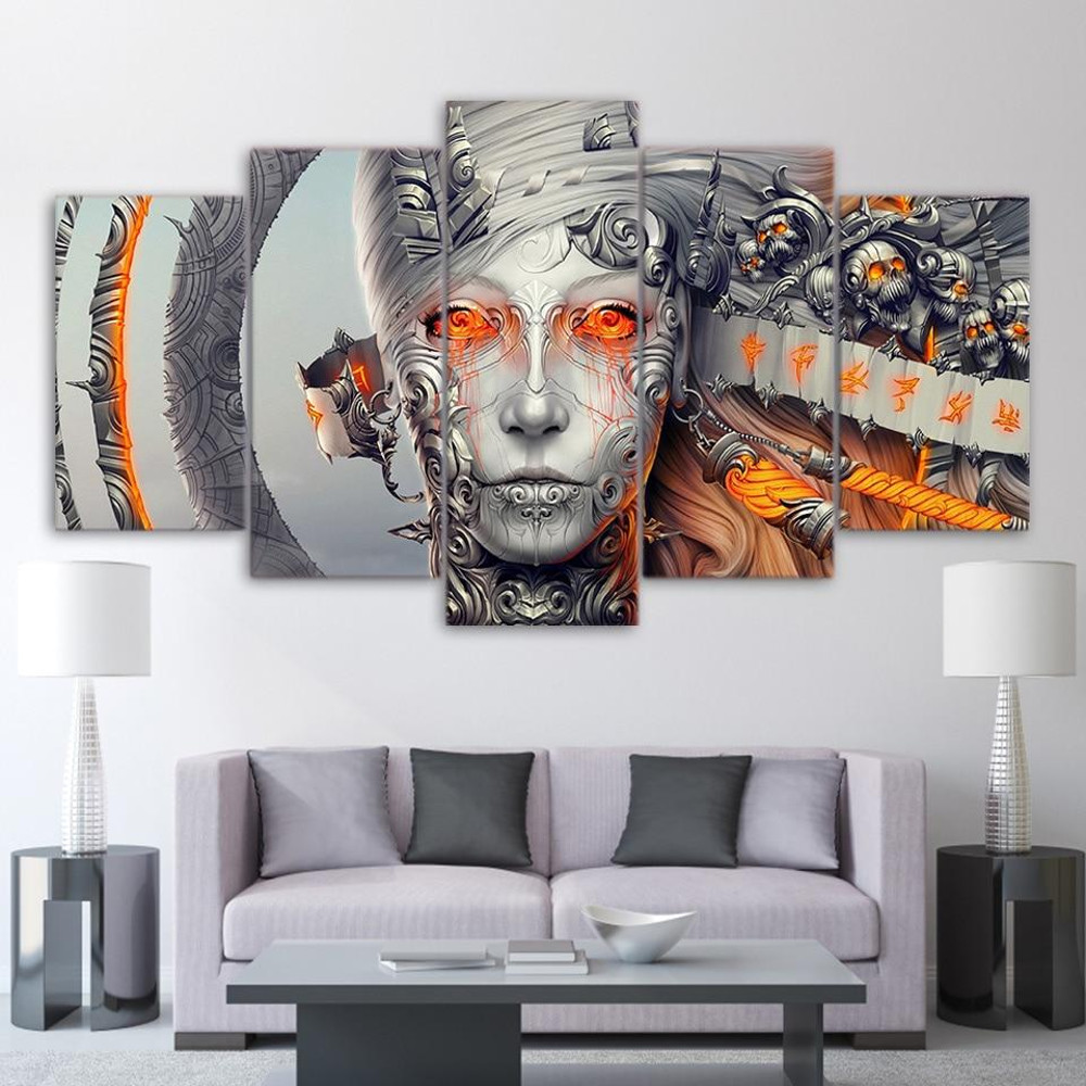 Devushka Metall Robot Abstract Art.jpg