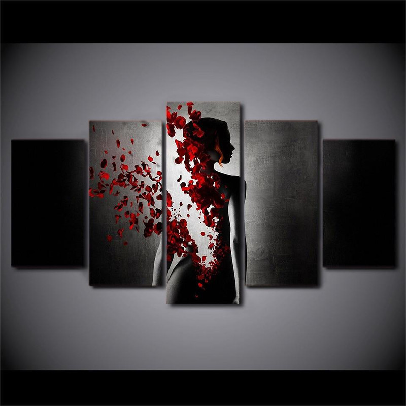 Disappearing Woman Flower Abstract Art.jpg