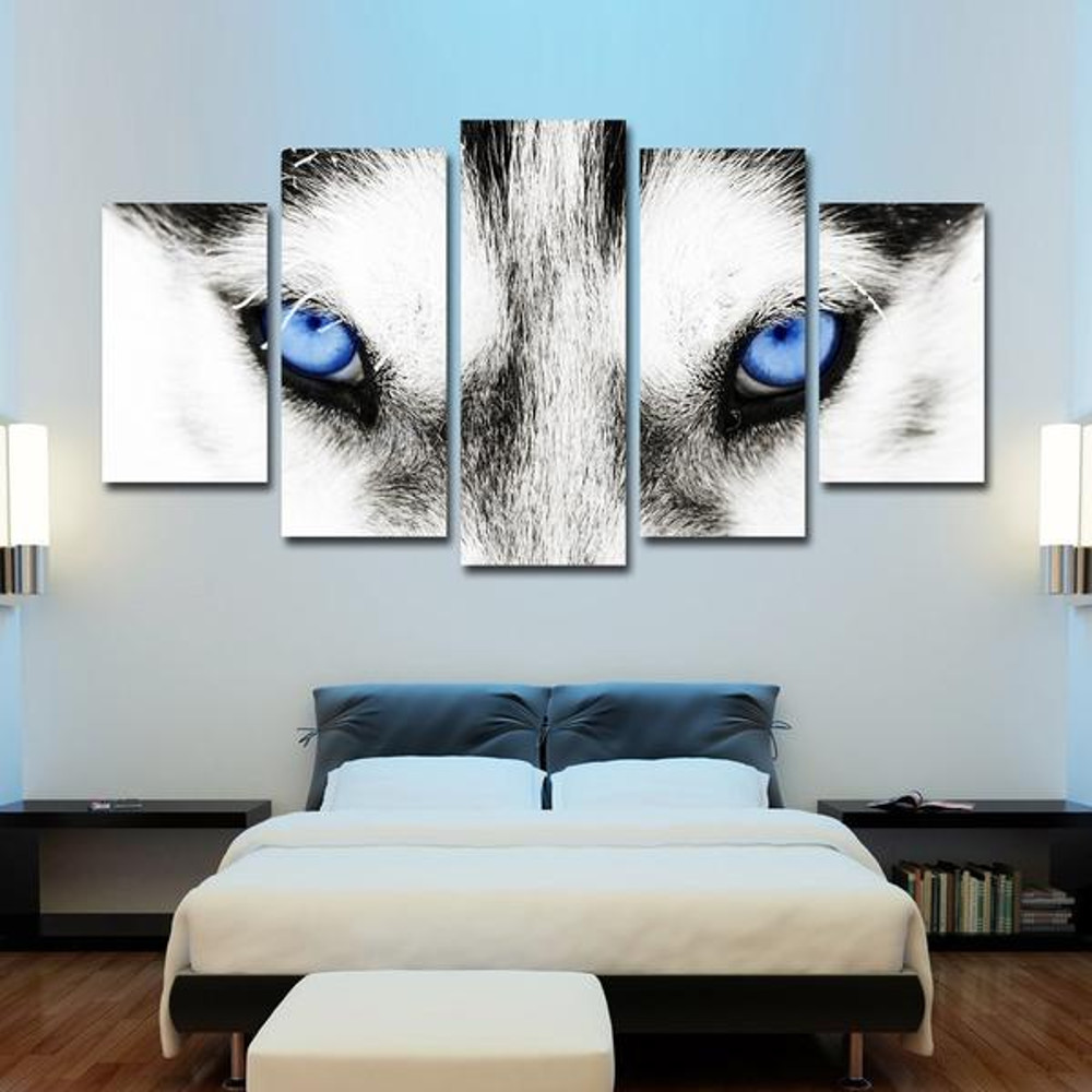 Eyes Of The Arctic Wolf Abstract Animal Art.jpg