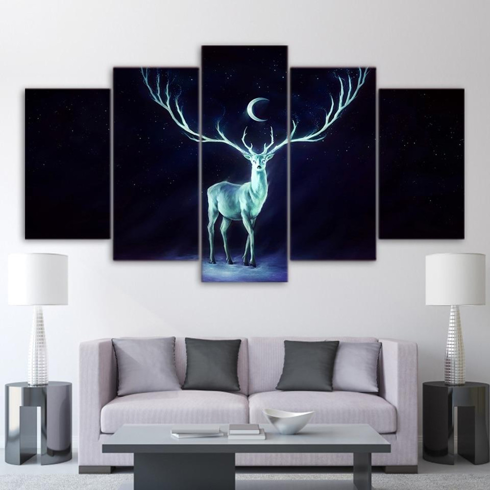Fantasy Animal Deer Abstract Art.jpg
