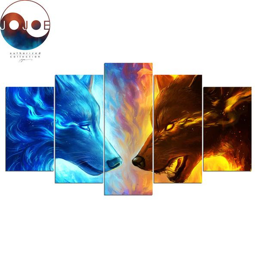 Fire And Ice By Jojoes Abstract Art.jpg