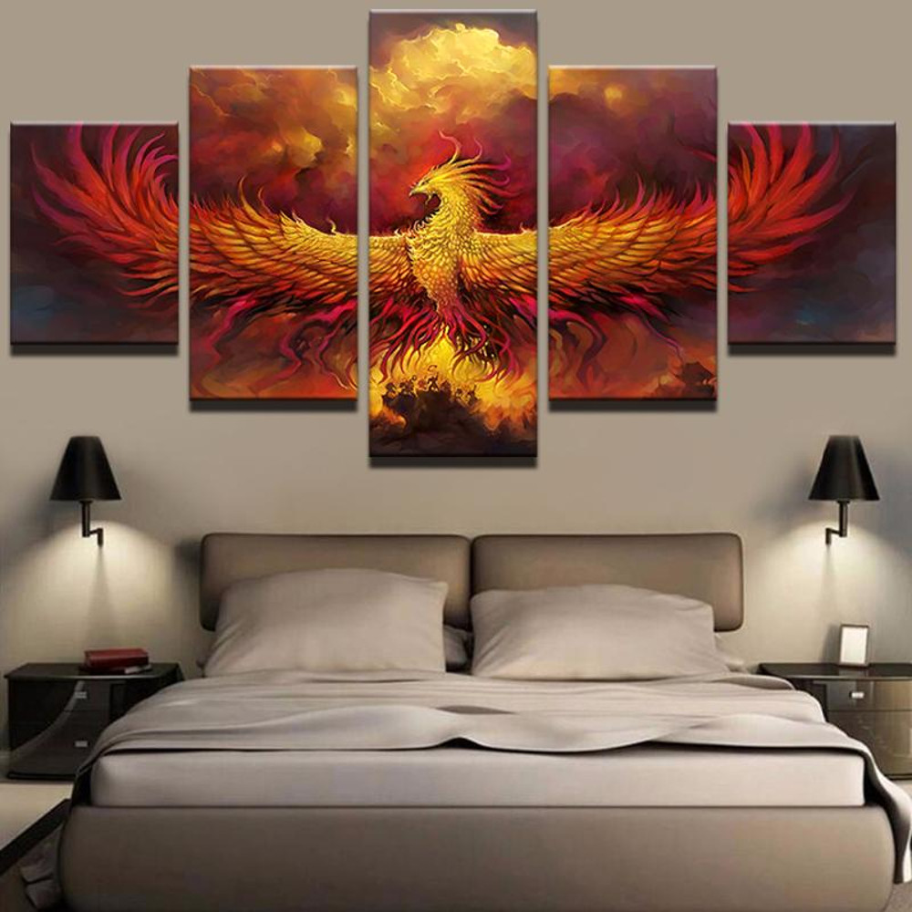 Fire Phoenix Abstract Animal Art.jpg