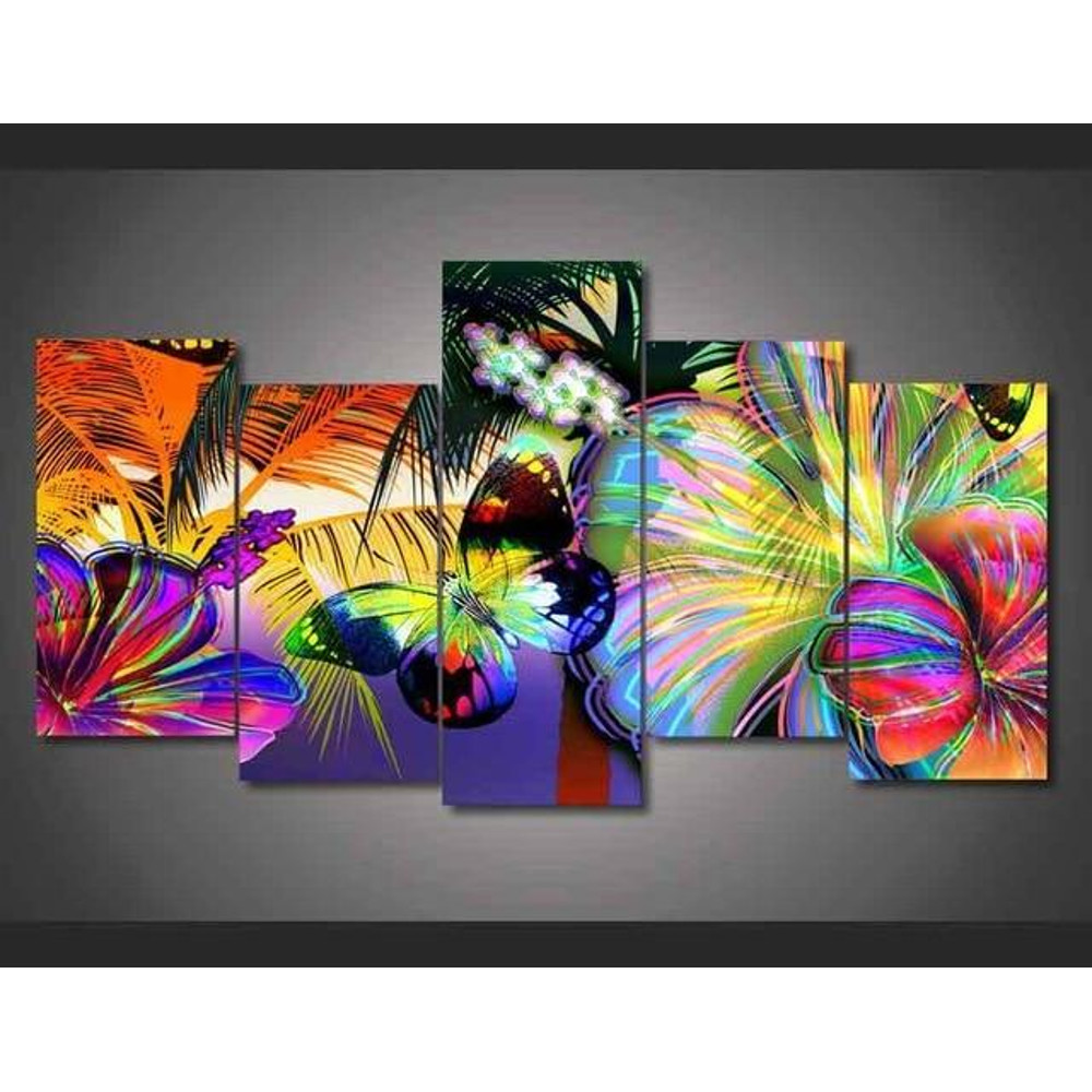 Floral Butterfly Abstract Animal Art.jpg