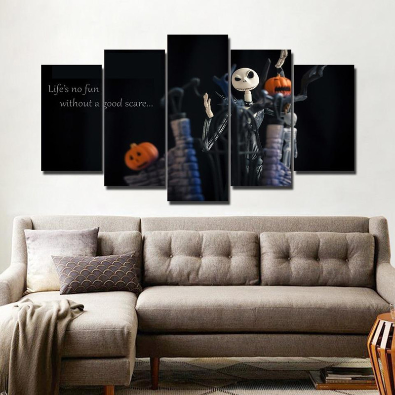 Funny Skull Pumpkin Abstract Art.jpg