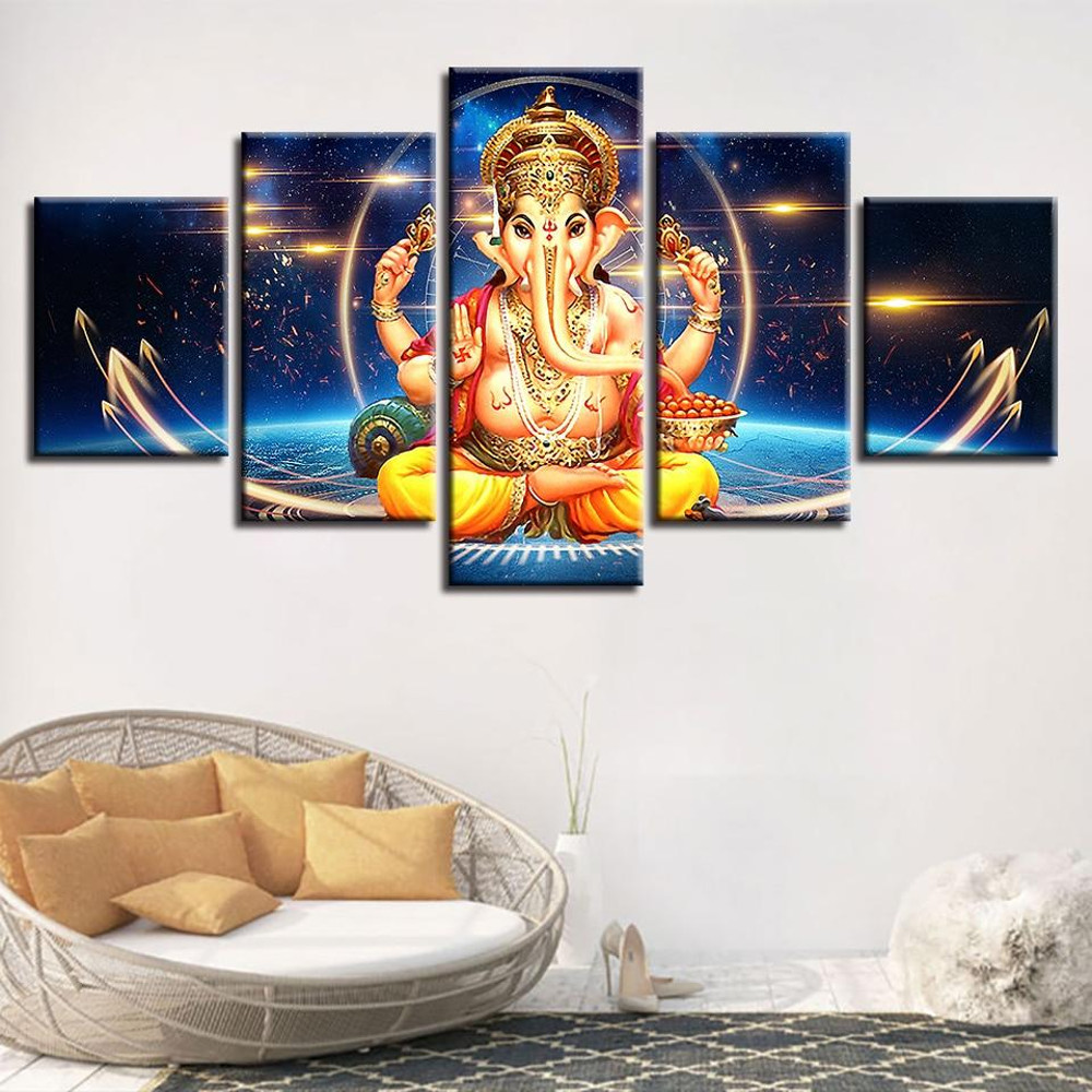 Ganesha Elephant God 2 Religion Art.jpg