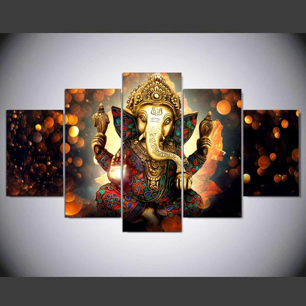 Ganesha Elephant Trunk God Religion Art.jpg