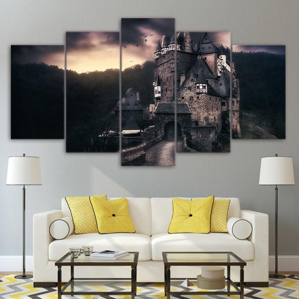 Germany Vintage Castle Cloudy  abstract Art.jpg
