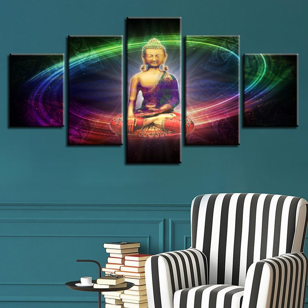 Gold Buddha Meditation Religion Art.jpg