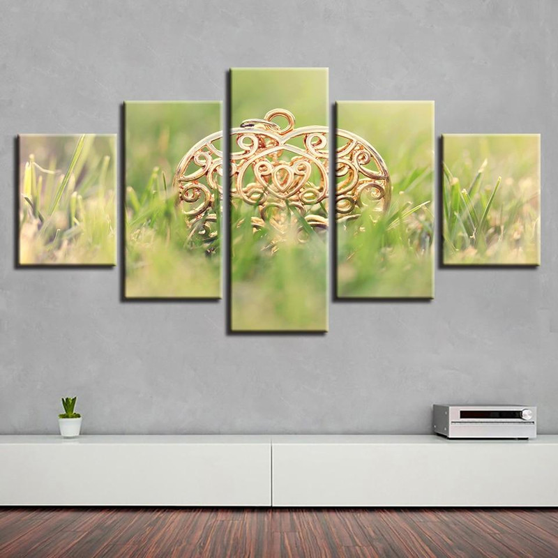 Gold Heart shaped Abstract Art.jpg