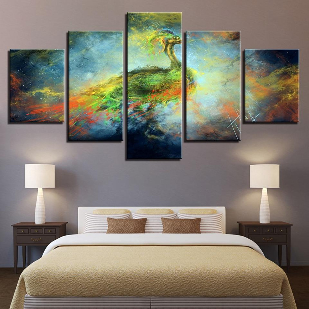 Graffiti Colorful Animal Peacock Abstract Art.jpg