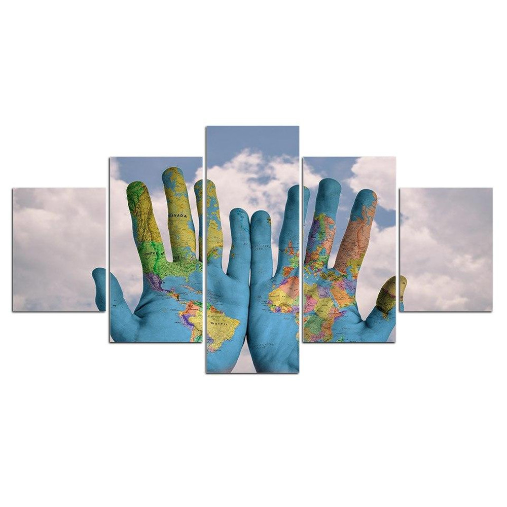 Hands World Map World Map Art.jpg