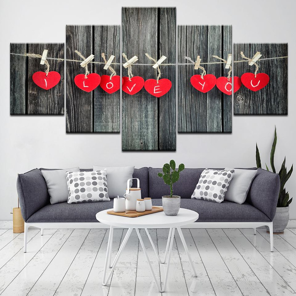 Heart Shape And Letters I Love You Abstract Art.jpg