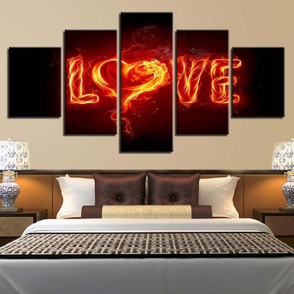 Heart Shape Love Letters Abstract Art.jpg