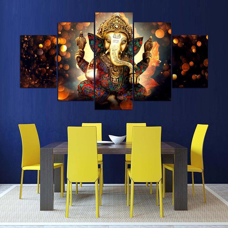 Hindu God Ganesha Elephant Trunk God Religion Art.jpg