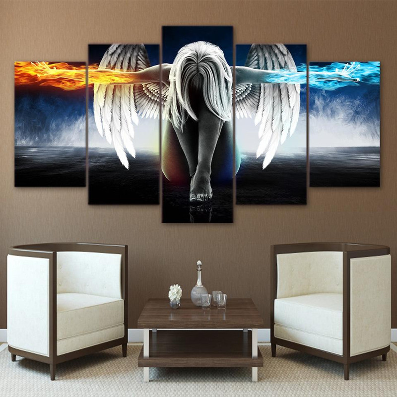 Ice Fire Angel Fantasy Abstract Art.jpg