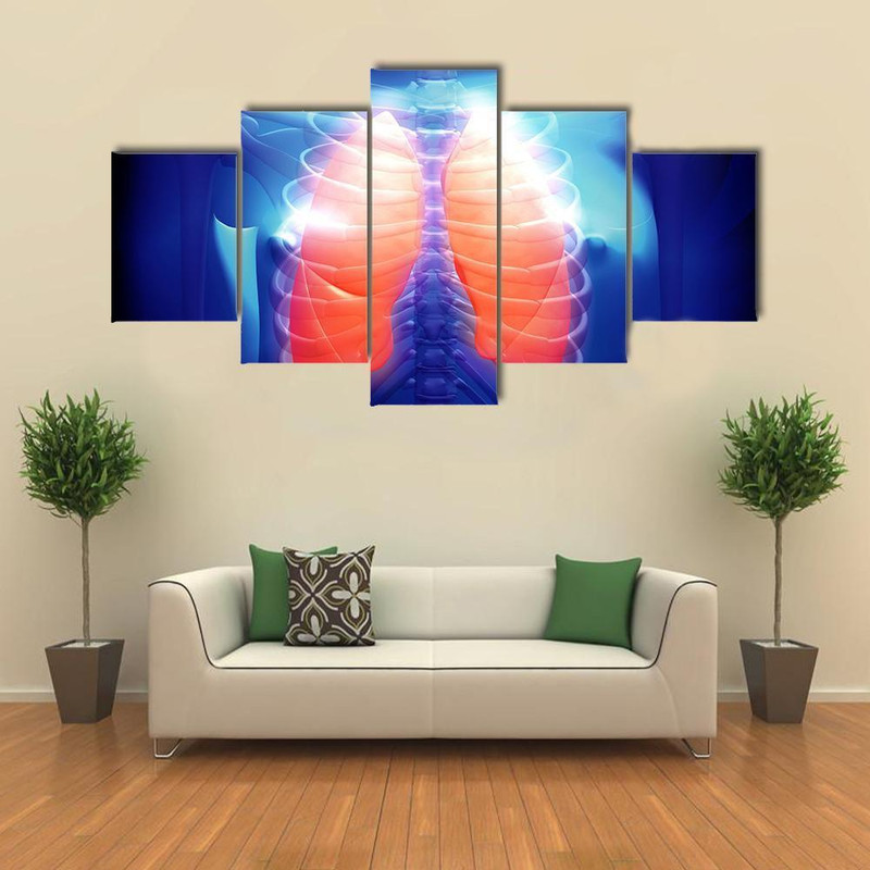 Illustration Of Human Body And Lungs Abstract Art.jpg