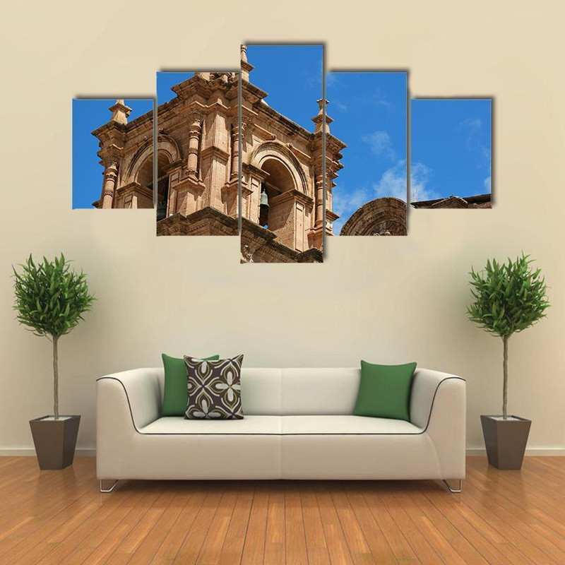 Impressive Bell Tower Of Puno Cathedral Religion Art.jpg