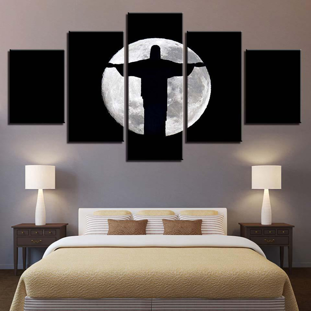 Jesus Christ Moon Shadow Abstract Religion Art.jpg