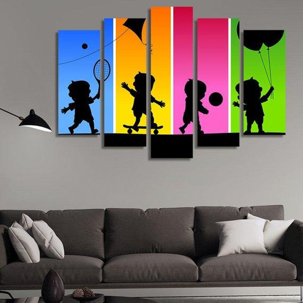 Kids Silhouette Abstract Art.jpg